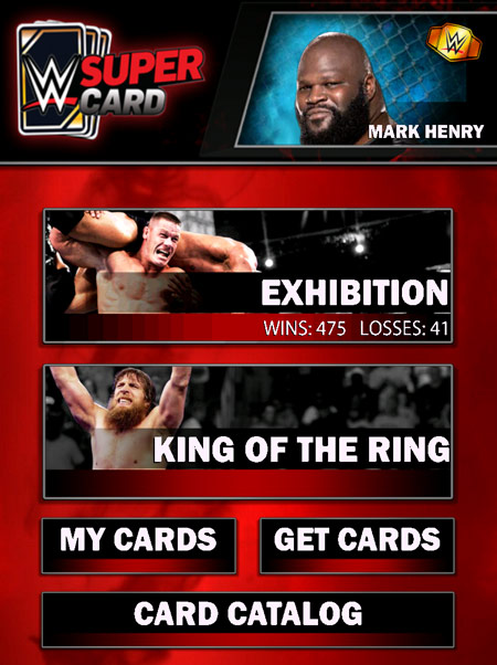 wwe supercard wins loses