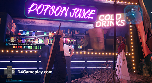 Fast Food stores being interactive in FF7 Remake